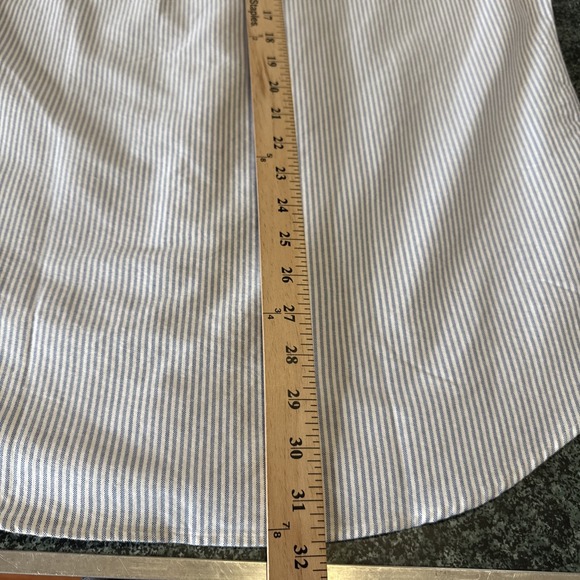 Ralph Lauren Men's Slim Fit Oxford Striped Button Down Blue White Sz XL Flesh - Picture 9 of 13